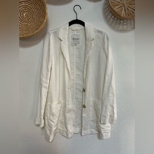 Madewell Linen Blazer - Size XS